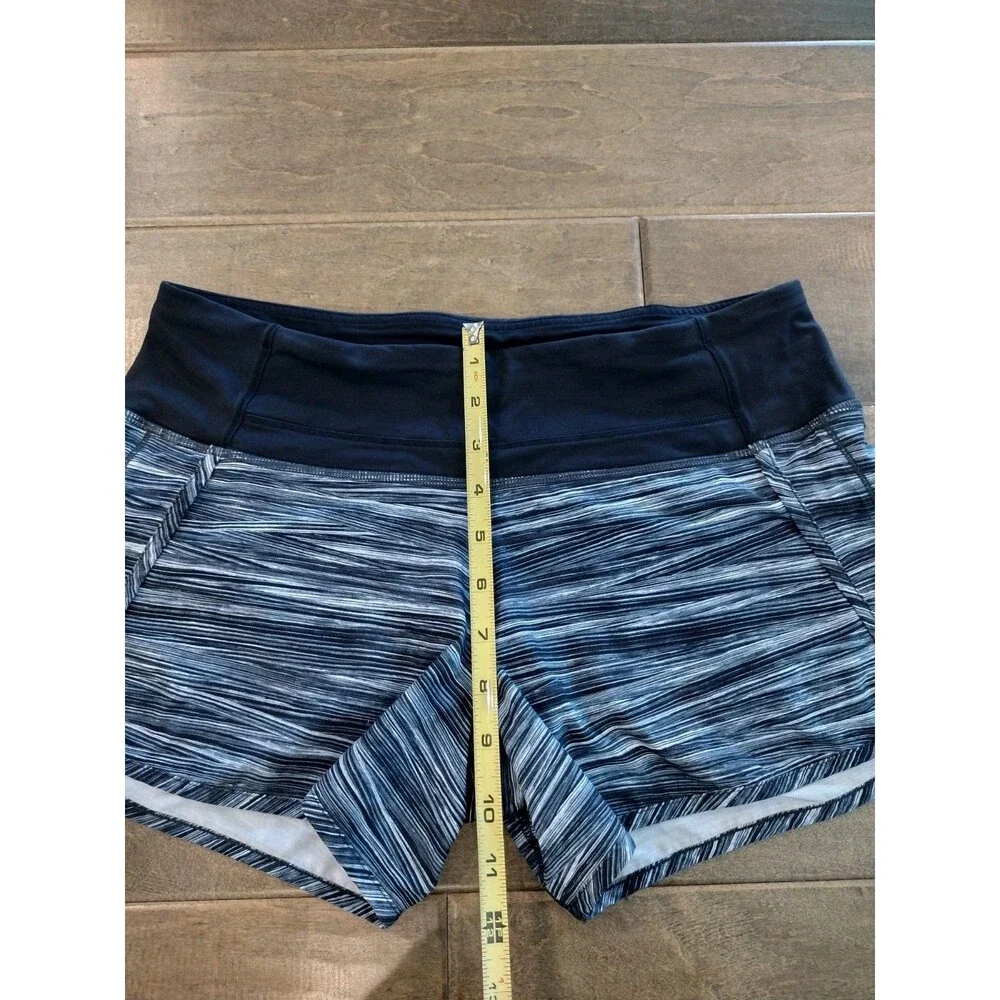 LULULEMON Women's Run Times alpine black gray striped 4